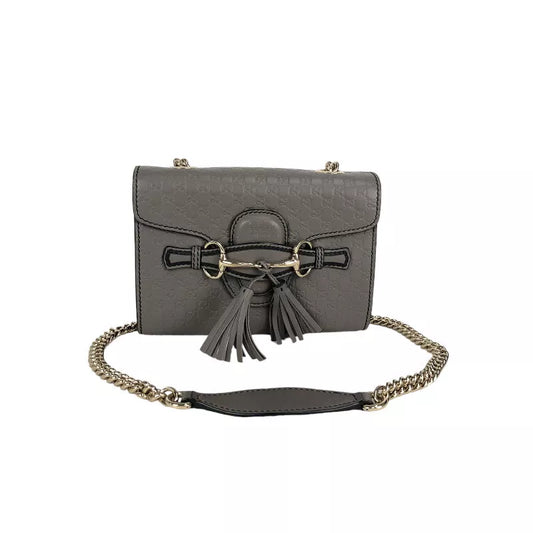 GUCCI Micro Guccisima Chain Shoulder Bag