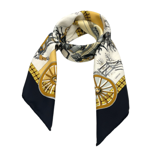 Hermes Carré 90 Bull & Mouth Regents Circus Piccadilly Scarf