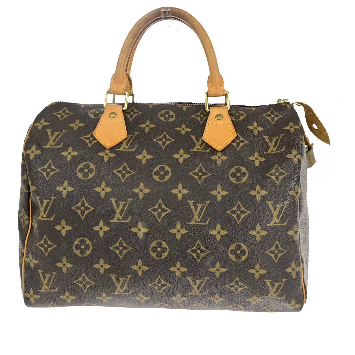 LOUIS VUITTON Speedy 30 Travel Handbag – Brown Monogram Leather