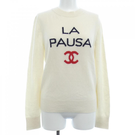 CHANEL Knitwear Sweater White