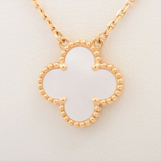 Van Cleef & Arpels Vintage Alhambra Shell Necklace