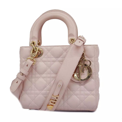 Christian Dior Cannage Lady Dior 2-Way Handbag