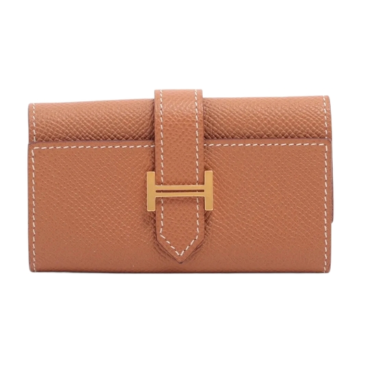 Hermès Bearn Key Case Veau Epsom Key Case Gold Gold Metal Fittings U Stamp 2022