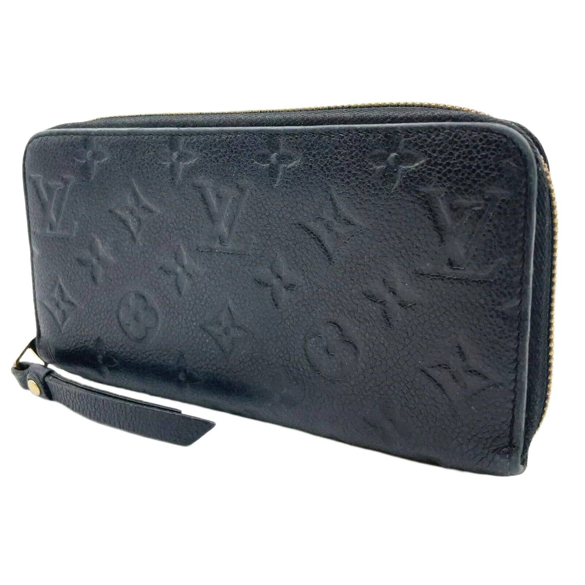 Louis Vuitton Monogram Emprinte Zip Around Long Wallet With Box