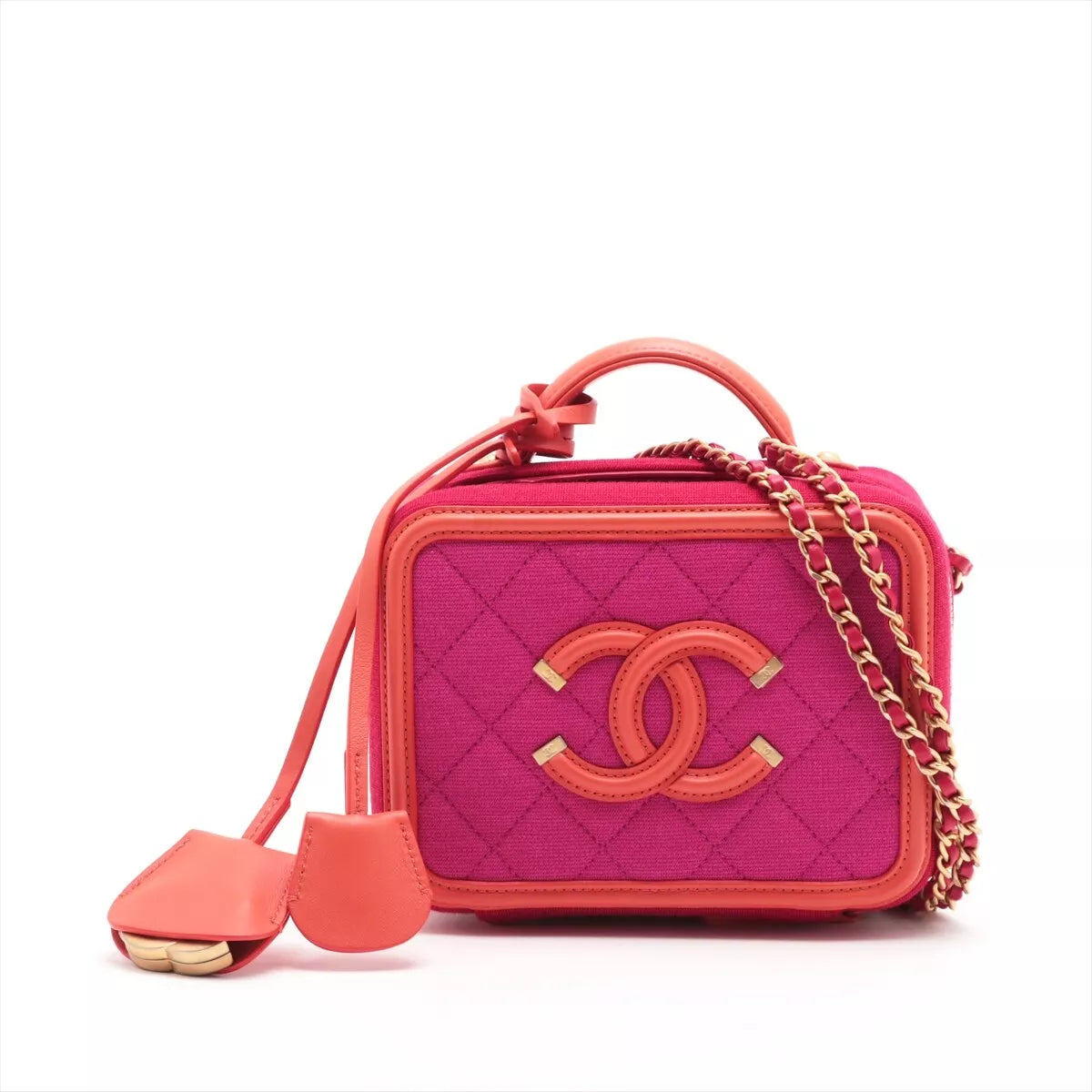 Chanel CC Filigree Chain Shoulder Bag