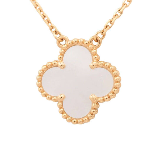 Van Cleef & Arpels Vintage Alhambra Shell Necklace