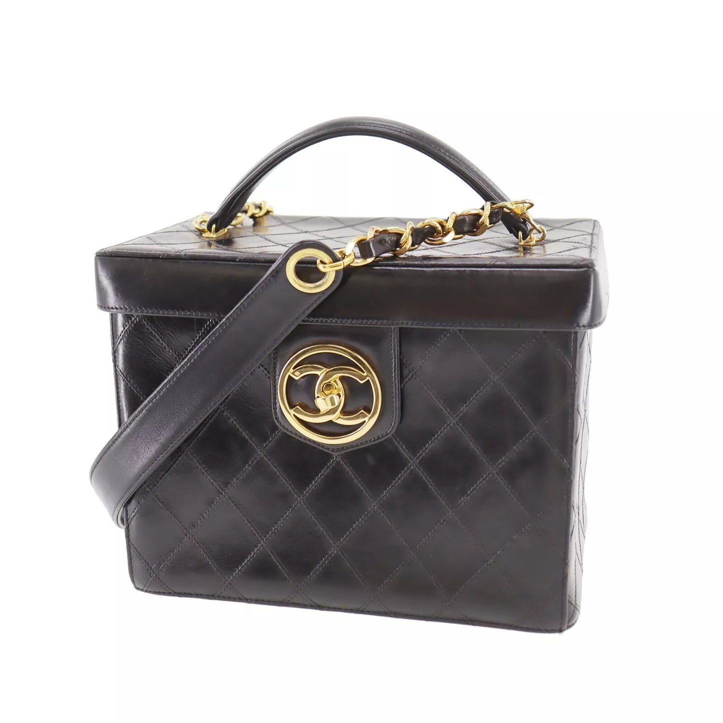 CHANEL Bicolore Vanity Handbag