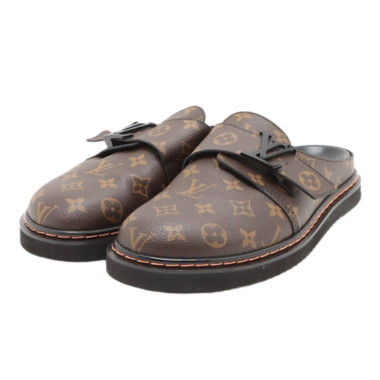 Vuitton LV Easy Line Mule 7 Men's Brown Monogram LV Logo