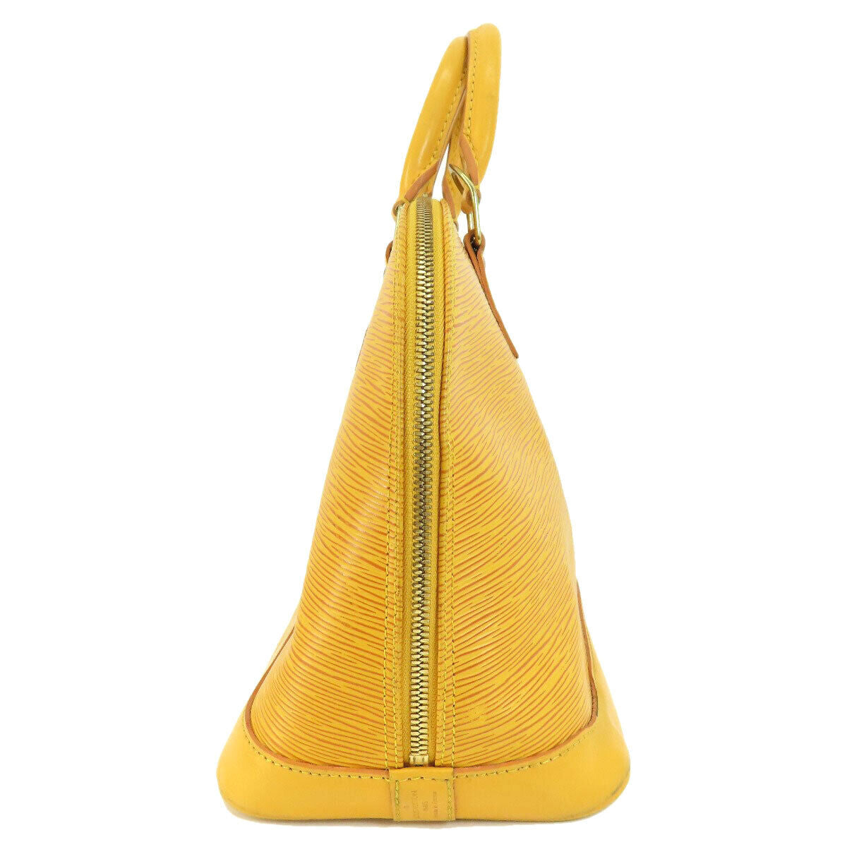 LOUIS VUITTON Handbag Alma Tassili Yellow Epi Leather