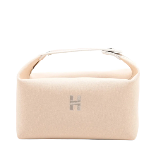 Hermès Bride-A-Brac GM Canvas Beige Silver Metal