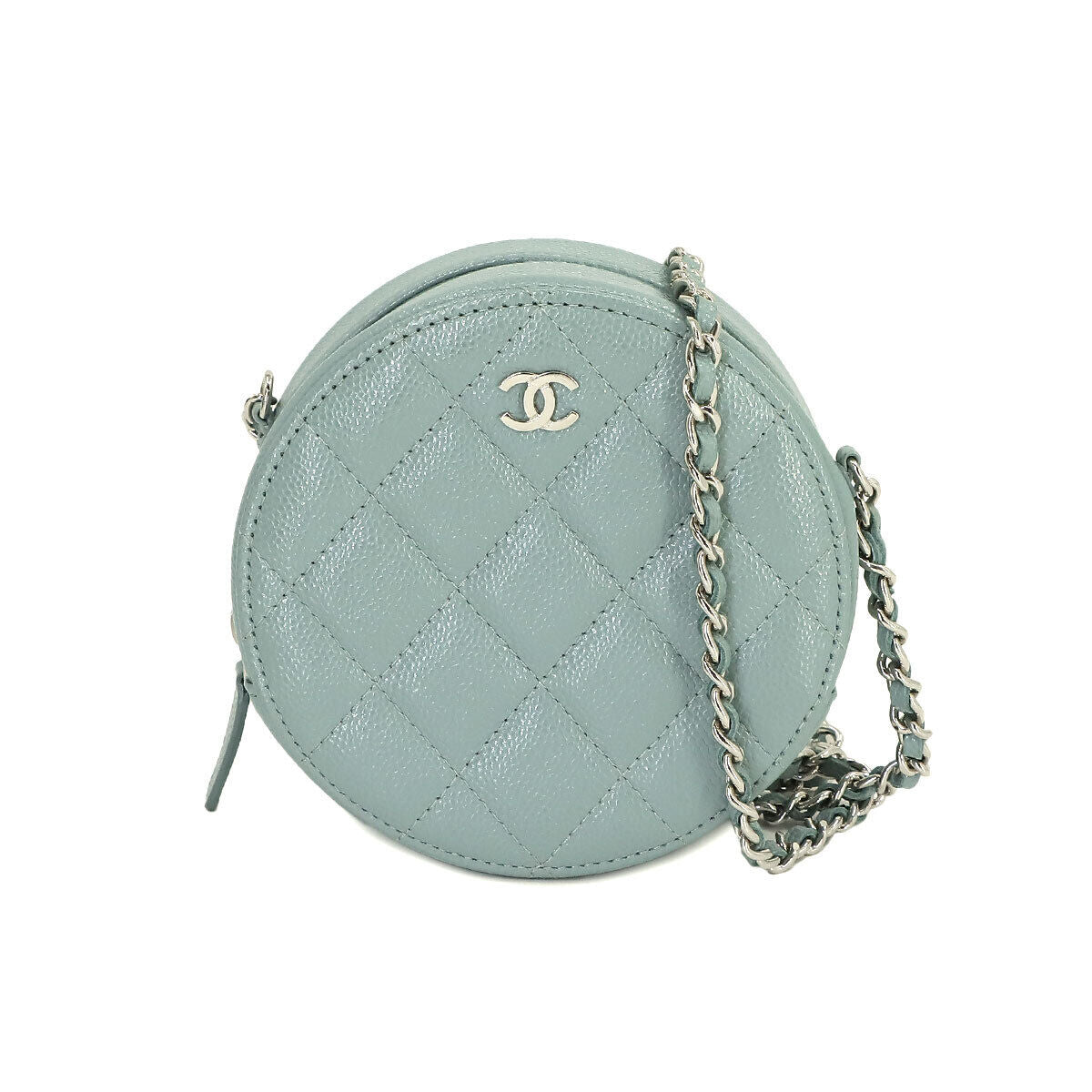 CHANEL Matelasse Mini Classic Chain Shoulder Bag Caviar Skin Leather