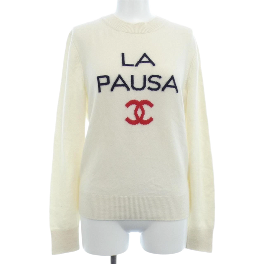 CHANEL Knitwear Sweater White