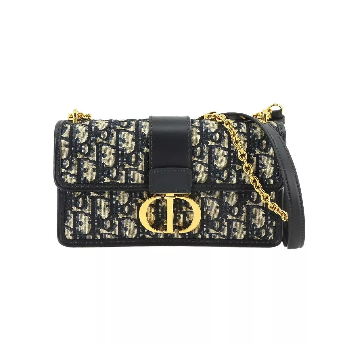 Christian Dior Oblique 30 Montaigne East West Chain Shoulder Bag