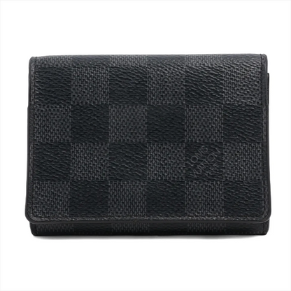 Louis Vuitton Damier Graphite Anne Verlop Carte de Visit Card Case