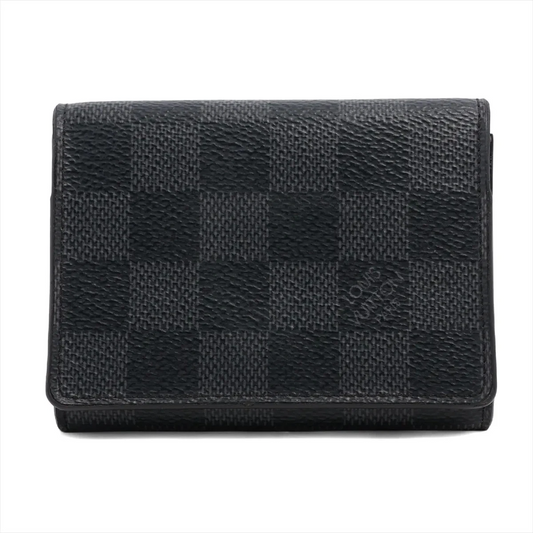 Louis Vuitton Damier Graphite Anne Verlop Carte de Visit Card Case