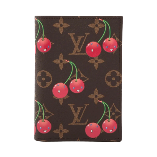 Louis Vuitton x Murakami Takashi Monogram Cherry Couverture Passport