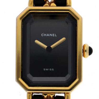 CHANEL Watches Gold Plated Leather Quartz