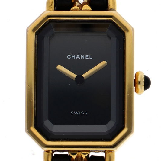 CHANEL Watches Gold Plated Leather Quartz