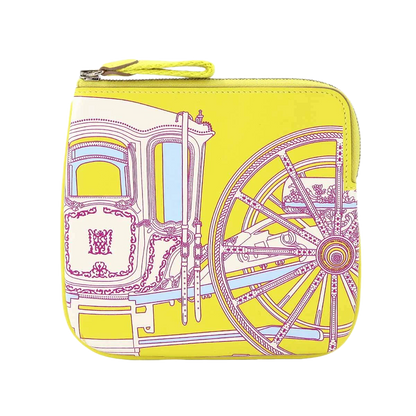 HERMES Carres Pocket Mini Pouch Swift Lime