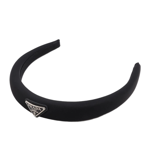 Prada Headband Fabric Black