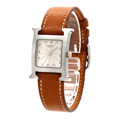 HERMES H Watch HH1.210 Quartz Silver Dial Ladies Watch