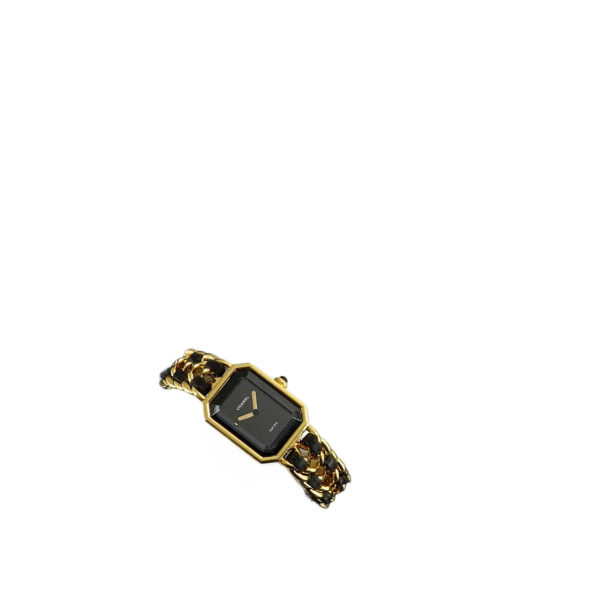 CHANEL Premiere Size L Vintage Quartz Black Dial Ladies Watch