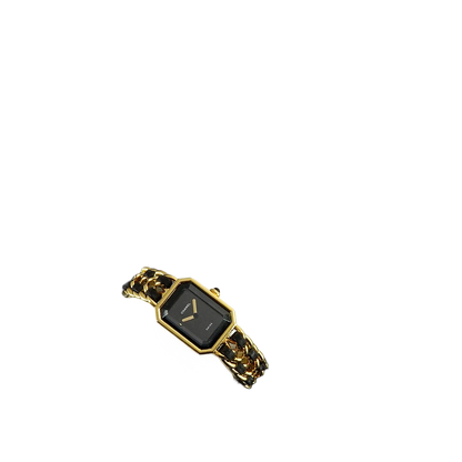 CHANEL Premiere Size L Vintage Quartz Black Dial Ladies Watch