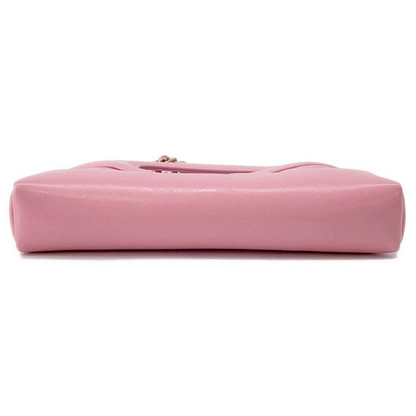 CHANEL CHANEL31 Chain Shoulder Bag Size Mini Shiny Calf Leather Pink