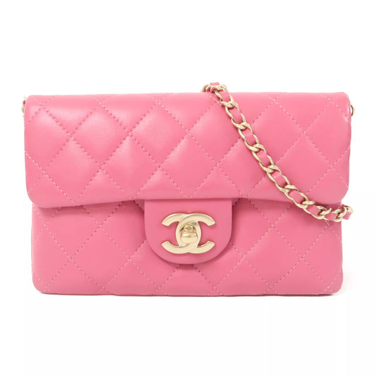 CHANEL Quilted CC GHW Chain Shoulder Bag