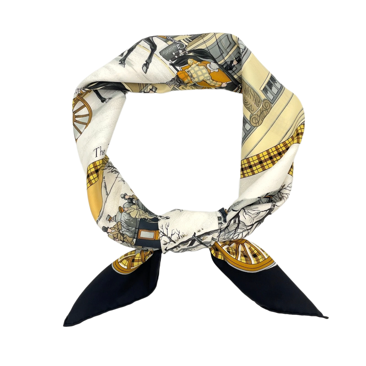 Hermes Carré 90 Bull & Mouth Regents Circus Piccadilly Scarf