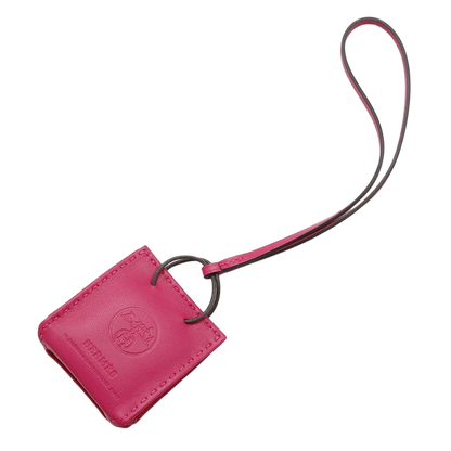 HERMES Sack Orange Lambskin Rose Mexico