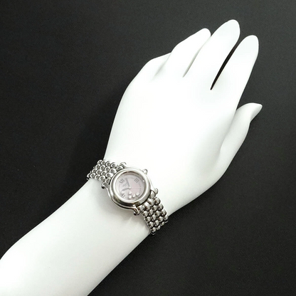 Chopard Happy Sport 278250-23 5P Diamond Pink Shell Dial Watch Women