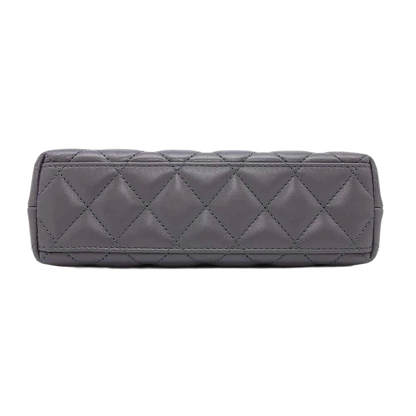 CHANEL Mini Shopping Bag Size Mini Calf Leather Gray