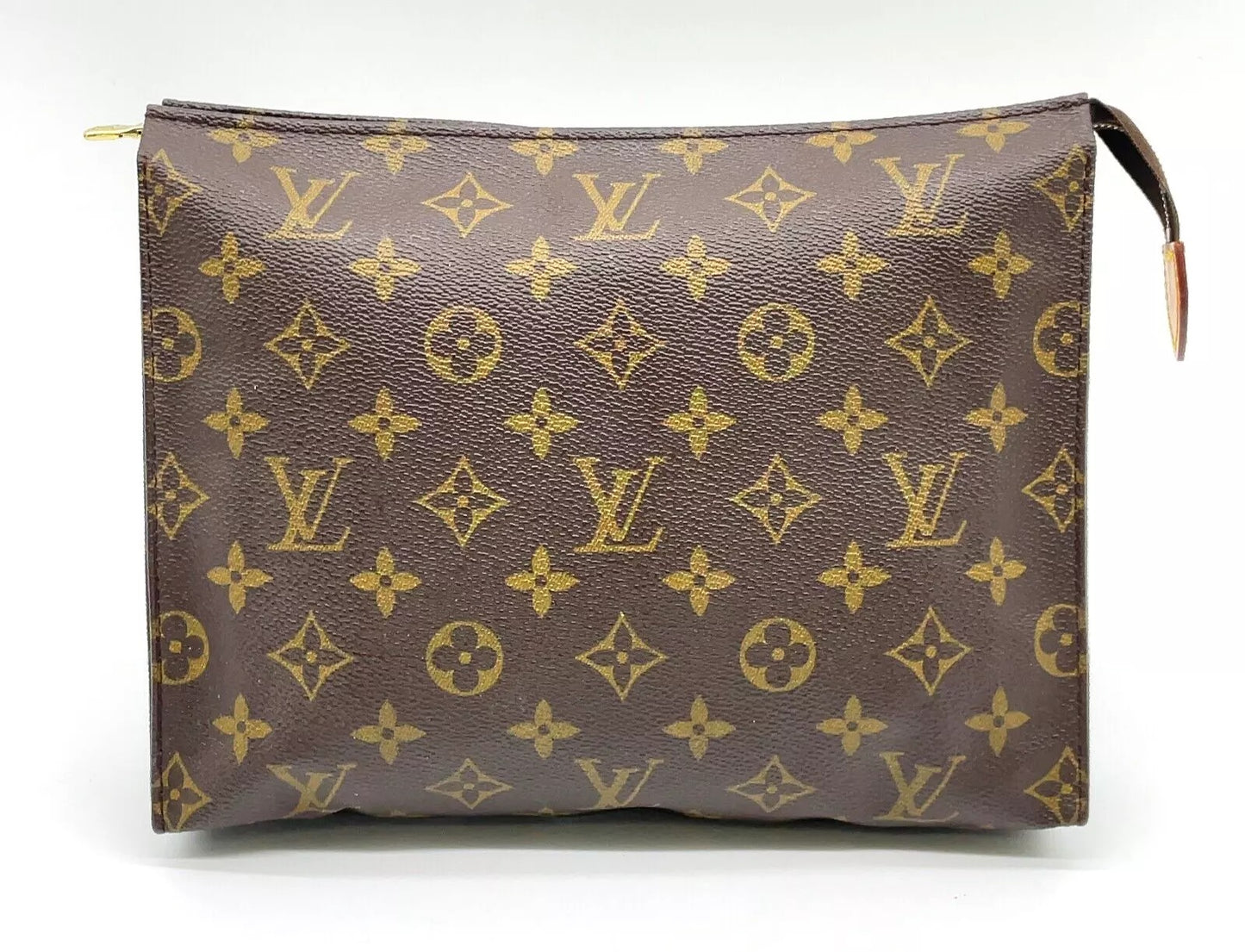 LOUIS VUITTON Monogram Poche Toilette 26 Clutch Bag W/Box