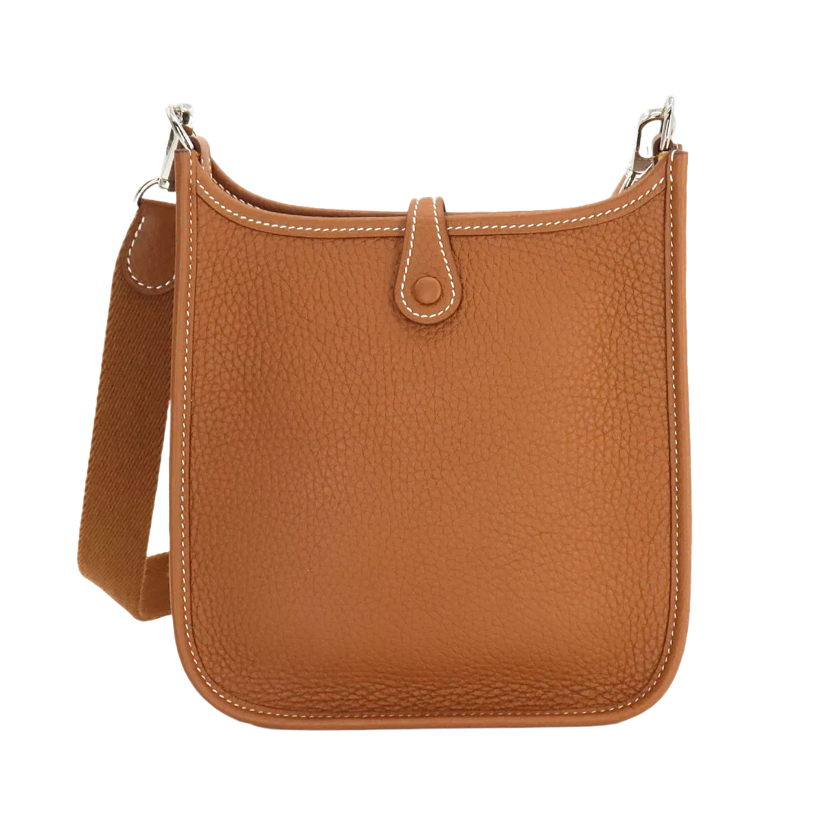 HERMES Everlyne Amazone TPM Shoulder Bag Taurillon Clemence Gold