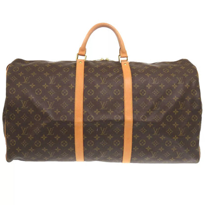 LOUIS VUITTON Monogram Keepall 60 Duffle Bag M41422 – Brown