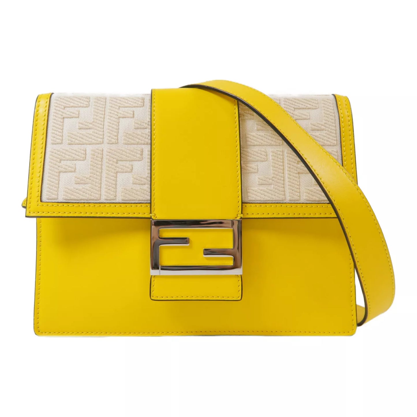 FENDI Flat Baguette Shoulder Bag