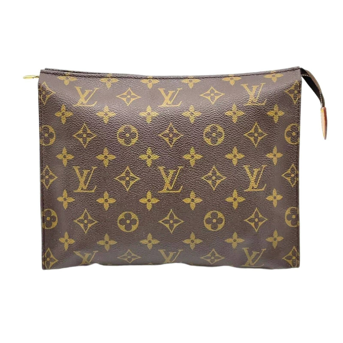 LOUIS VUITTON Monogram Poche Toilette 26 Clutch Bag W/Box