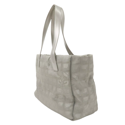 CHANEL New Travel Line Tote PM Tote Bag Jacquard Leather