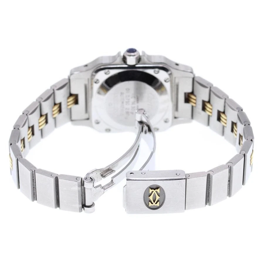 CARTIER Santos Galbee SM Godron Bracelet Automatic Ladies