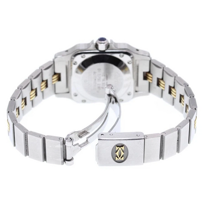 CARTIER Santos Galbee SM Godron Bracelet Automatic Ladies