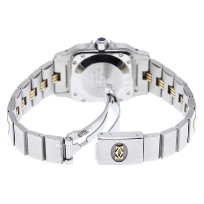 CARTIER Santos Galbee SM Godron Bracelet Automatic Ladies
