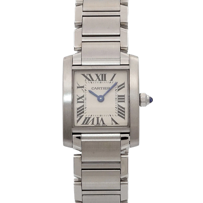Cartier Tank Francaise SM Quartz Cream Dial Ladies Watch