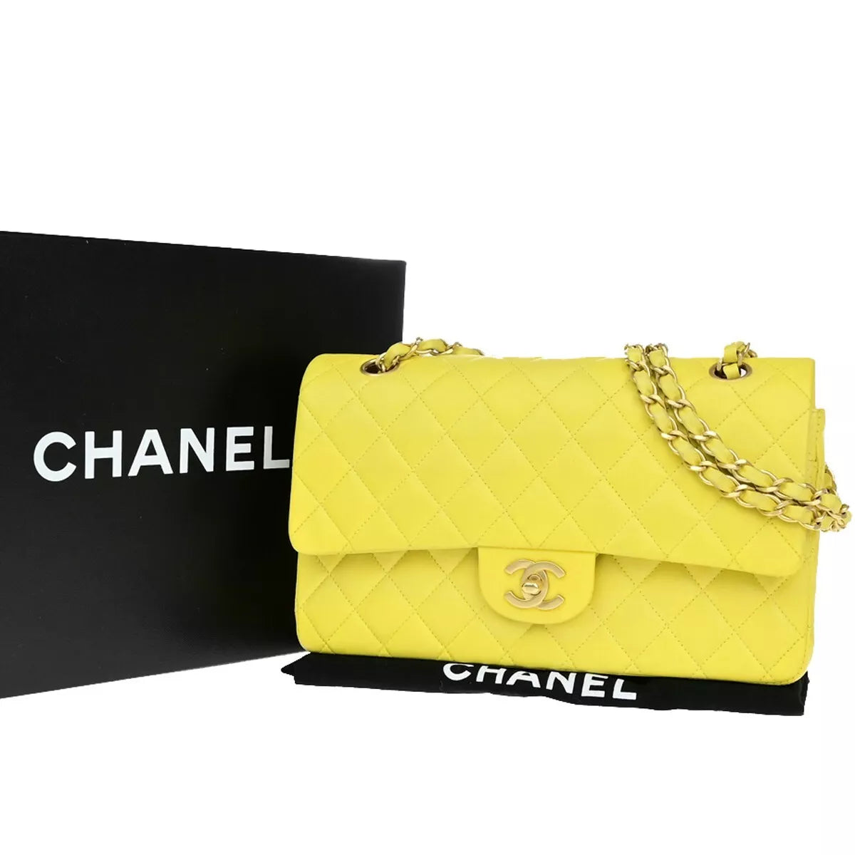 Chanel CC Matelasse 25 Double Flap Chain Shoulder Bag