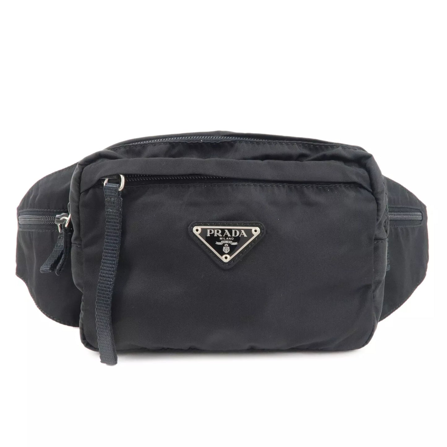 PRADA Nylon Leather Waist Bag