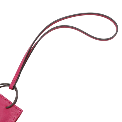 HERMES Sack Orange Lambskin Rose Mexico