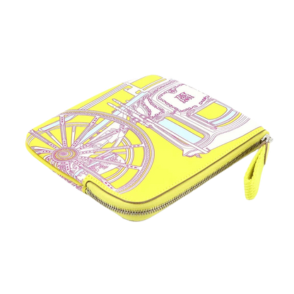 HERMES Carres Pocket Mini Pouch Swift Lime