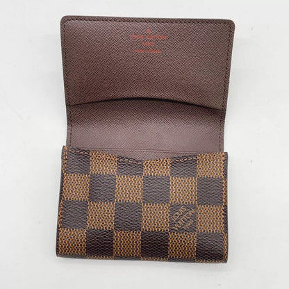 Louis Vuitton Damier Ebene Envelope Carte de Visite With Box