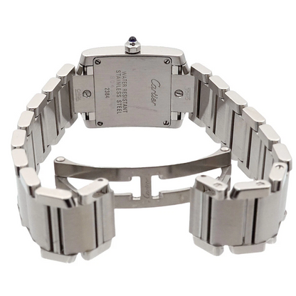 Cartier Tank Francaise SM Quartz Cream Dial Ladies Watch