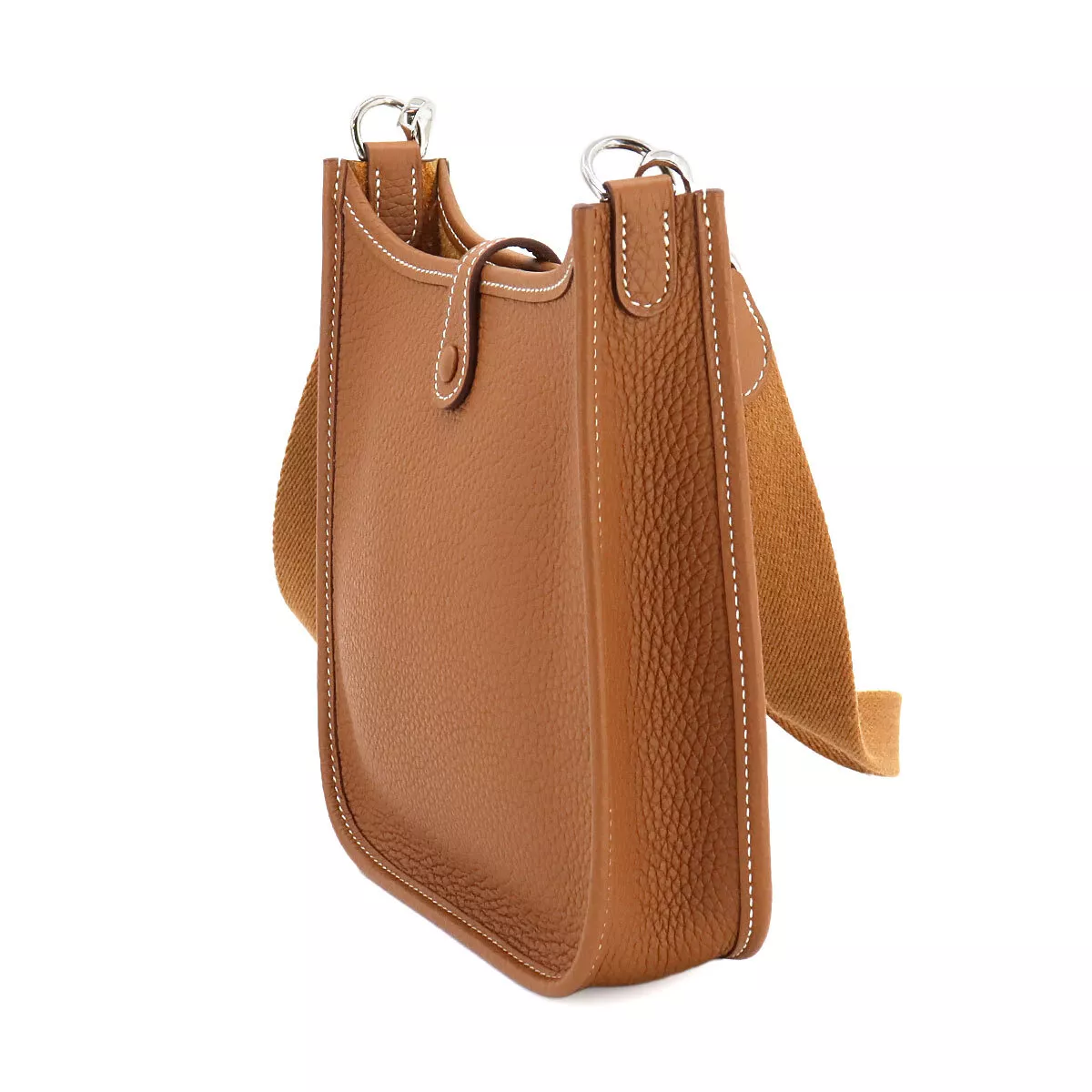 HERMES Everlyne Amazone TPM Shoulder Bag Taurillon Clemence Gold